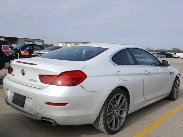 WBAYM1C51ED325094 - 2014 BMW 650 XI WHITE photo 4