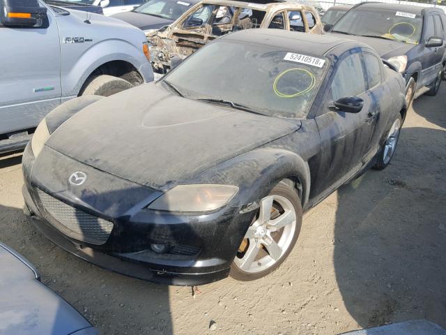 JM1FE173560203136 - 2006 MAZDA RX8 BLACK photo 2