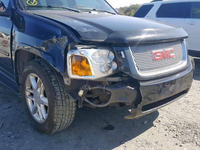 1GKET63M682160001 - 2008 GMC ENVOY DENA BLACK photo 9