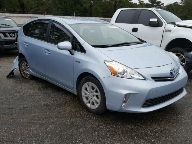 JTDZN3EU7C3156755 - 2012 TOYOTA PRIUS V BLUE photo 1