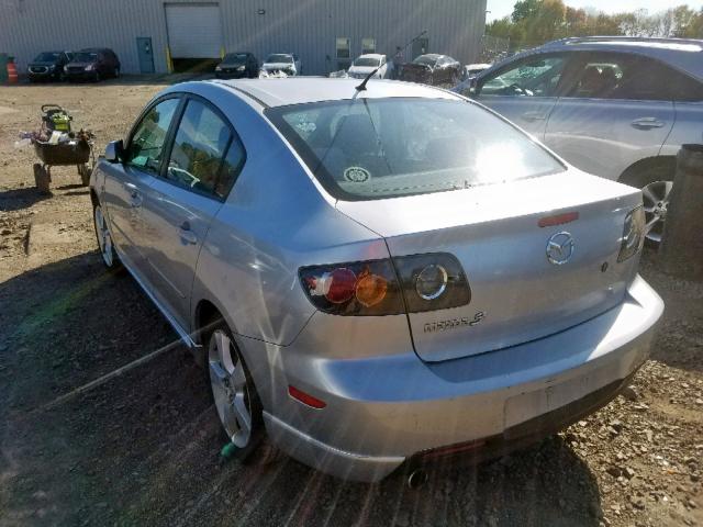 JM1BK323361518599 - 2006 MAZDA 3 S SILVER photo 3