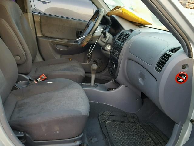 KMHCG45C23U493594 - 2003 HYUNDAI ACCENT GL SILVER photo 5