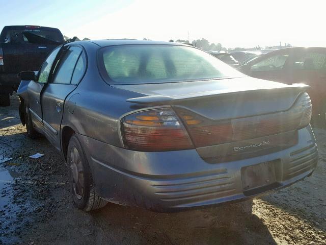 1G2HX52K05U180207 - 2005 PONTIAC BONNEVILLE BLUE photo 3