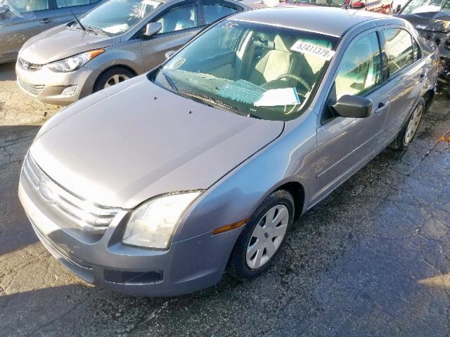 3FAHP06Z67R216519 - 2007 FORD FUSION S GRAY photo 2