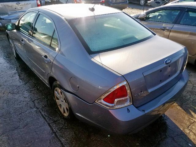 3FAHP06Z67R216519 - 2007 FORD FUSION S GRAY photo 3