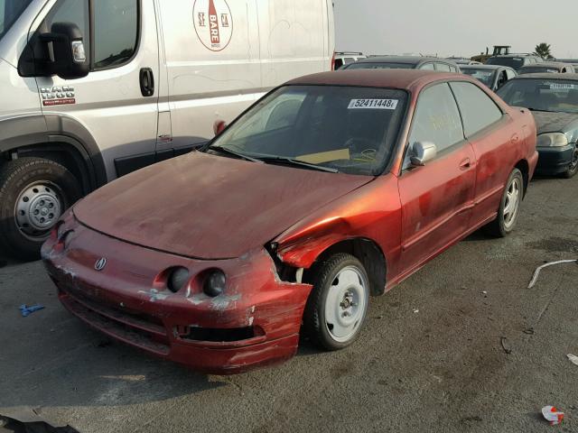 JH4DB7553RS004763 - 1994 ACURA INTEGRA LS RED photo 2
