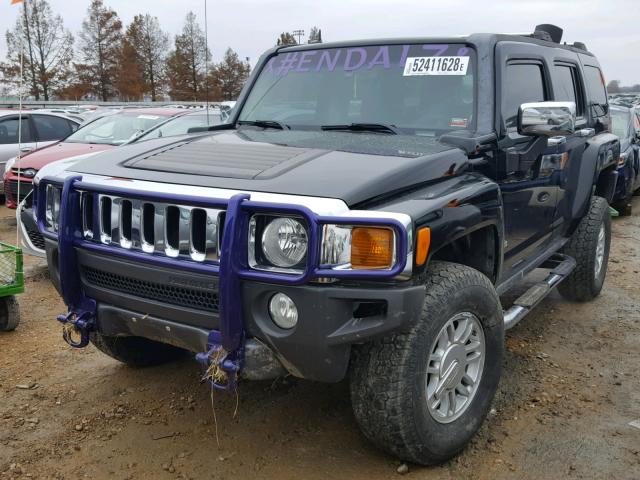 5GTDN136368214556 - 2006 HUMMER H3 BLACK photo 2