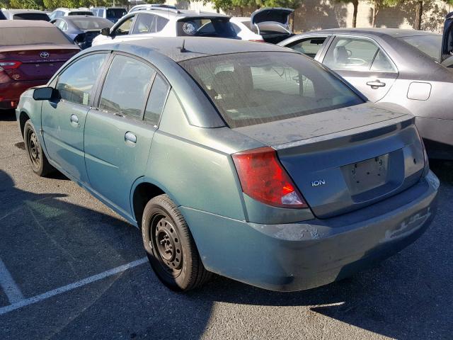 1G8AJ55F67Z203891 - 2007 SATURN ION LEVEL GREEN photo 3