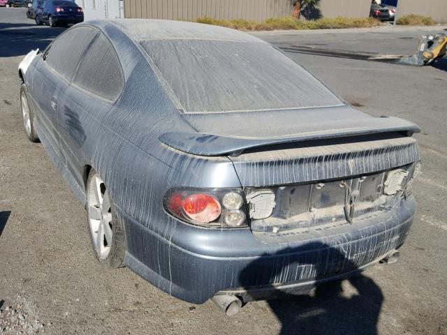 6G2VX12U96L568009 - 2006 PONTIAC GTO GRAY photo 3