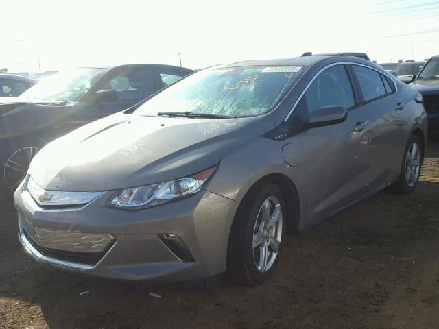 1G1RA6S54HU133258 - 2017 CHEVROLET VOLT LT GRAY photo 2