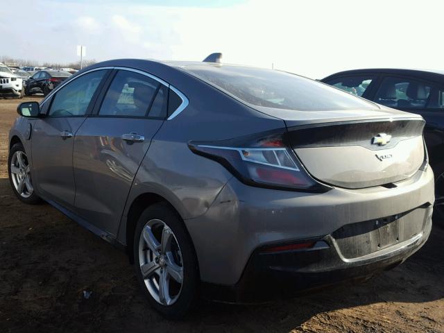 1G1RA6S54HU133258 - 2017 CHEVROLET VOLT LT GRAY photo 3