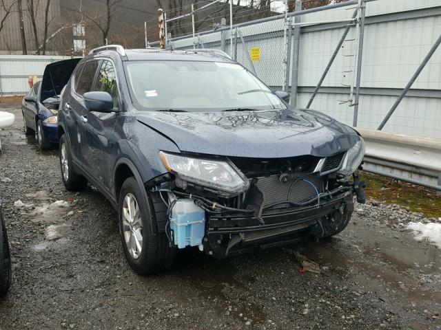 5N1AT2MV8GC801440 - 2016 NISSAN ROGUE S BLUE photo 1