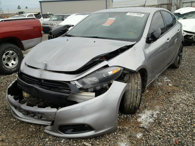 1C3CDFBB4GD505436 - 2016 DODGE DART SXT GRAY photo 2