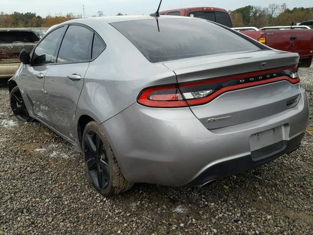 1C3CDFBB4GD505436 - 2016 DODGE DART SXT GRAY photo 3