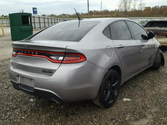 1C3CDFBB4GD505436 - 2016 DODGE DART SXT GRAY photo 4