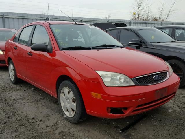 1FAFP34N36W108248 - 2006 FORD FOCUS ZX4 RED photo 1