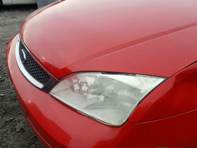 1FAFP34N36W108248 - 2006 FORD FOCUS ZX4 RED photo 9