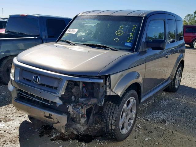 5J6YH18957L001703 - 2007 HONDA ELEMENT SC GREEN photo 2