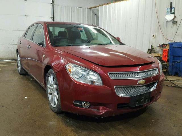 1G1ZK57758F254273 - 2008 CHEVROLET MALIBU LTZ RED photo 1