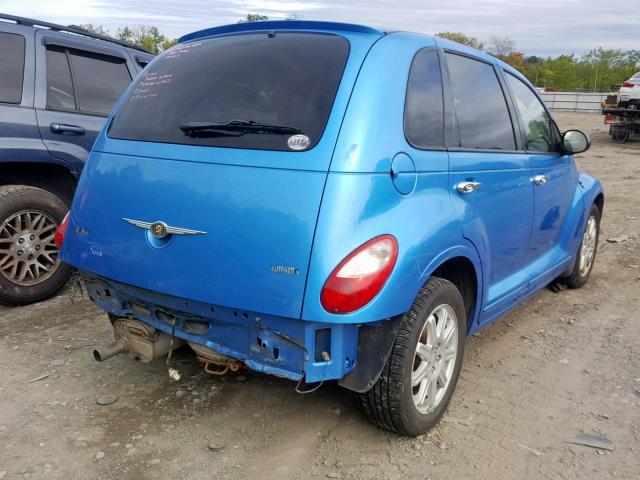 3A8FY58B38T187487 - 2008 CHRYSLER PT CRUISER BLUE photo 4