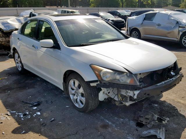 1HGCP36829A042511 - 2009 HONDA ACCORD EXL WHITE photo 1