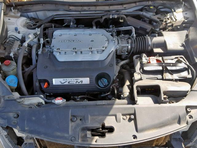 1HGCP36829A042511 - 2009 HONDA ACCORD EXL WHITE photo 7