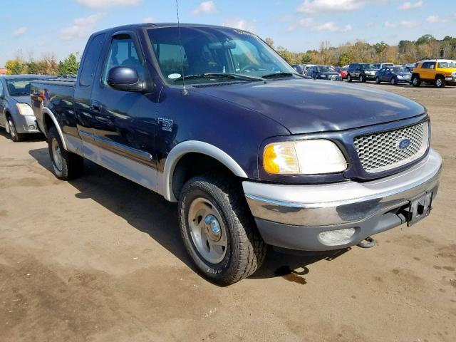 1FTRX18L01NA15710 - 2001 FORD F150 BLUE photo 1