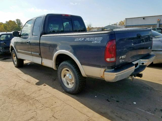 1FTRX18L01NA15710 - 2001 FORD F150 BLUE photo 3