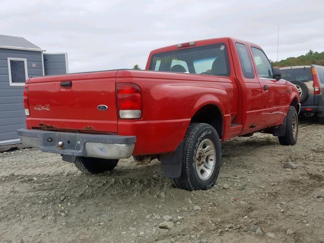 1FTZR15V0YTA16698 - 2000 FORD RANGER SUP RED photo 4