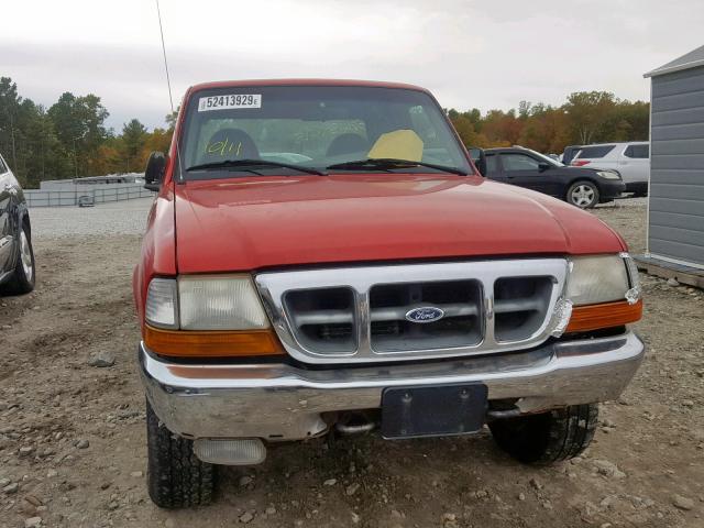 1FTZR15V0YTA16698 - 2000 FORD RANGER SUP RED photo 9