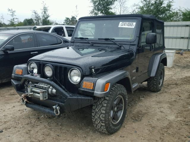 1J4FA39S94P729635 - 2004 JEEP WRANGLER X BLACK photo 2