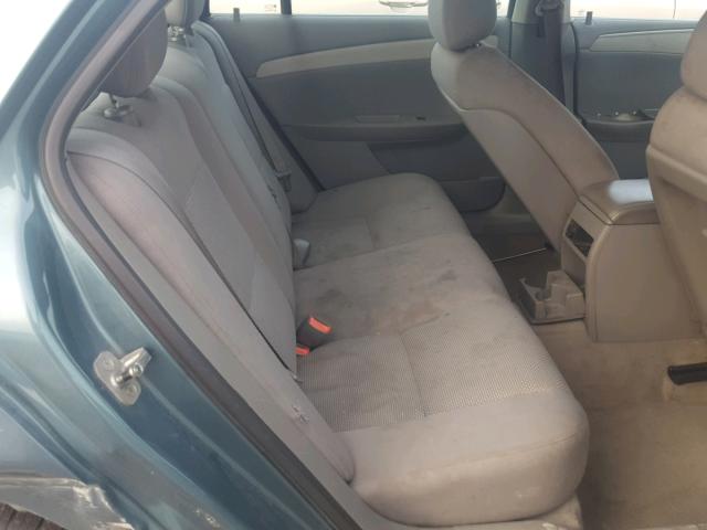 1G1ZG57B19F242287 - 2009 CHEVROLET MALIBU LS BLUE photo 6