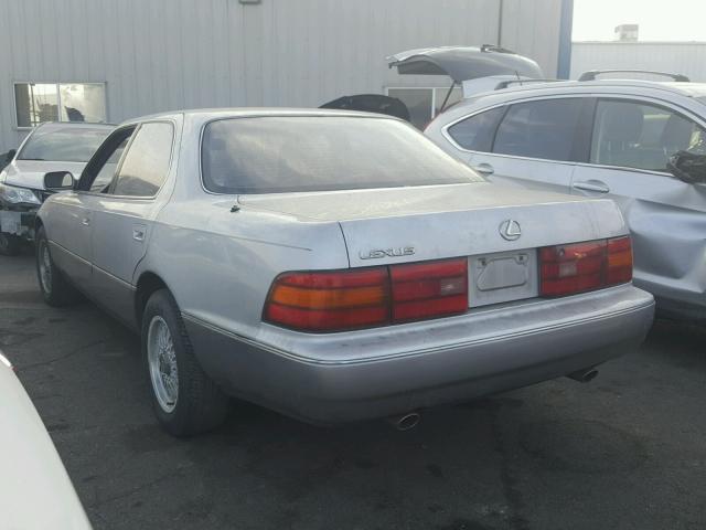 JT8UF11E1L0033463 - 1990 LEXUS LS 400 SILVER photo 3