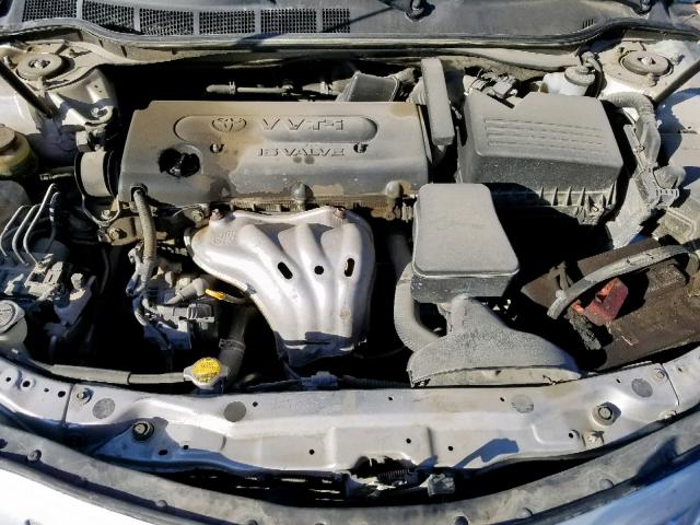 4T4BE46K89R077653 - 2009 TOYOTA CAMRY BASE SILVER photo 7