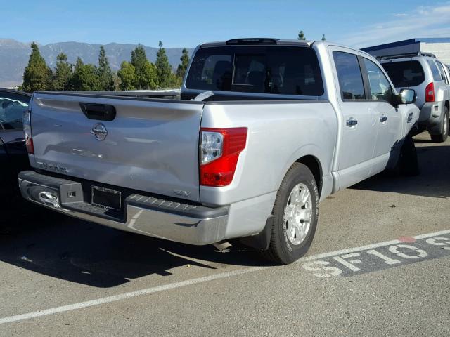 1N6AA1EK4HN545230 - 2017 NISSAN TITAN S SILVER photo 4