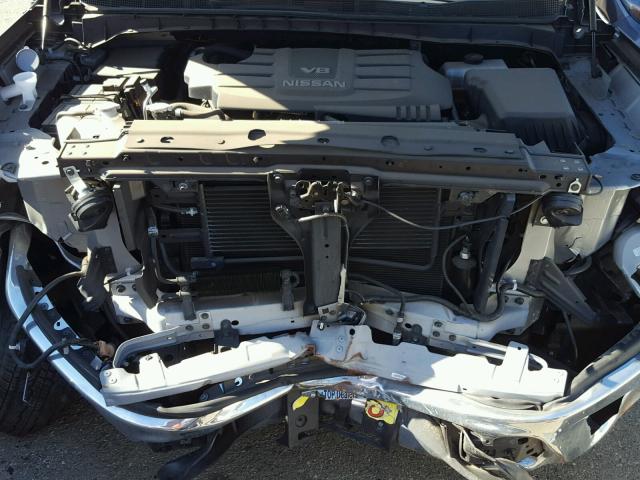 1N6AA1EK4HN545230 - 2017 NISSAN TITAN S SILVER photo 7