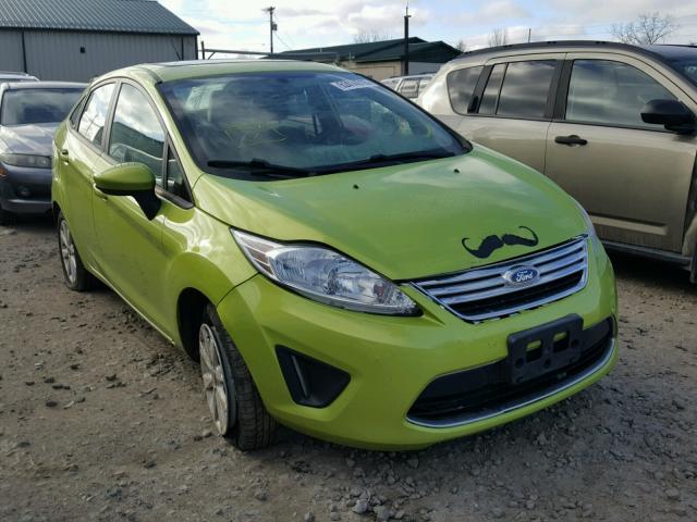 3FADP4BJ8BM167674 - 2011 FORD FIESTA SE GREEN photo 1