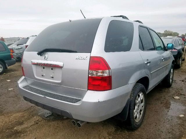 2HNYD18623H528963 - 2003 ACURA MDX TOURIN SILVER photo 4