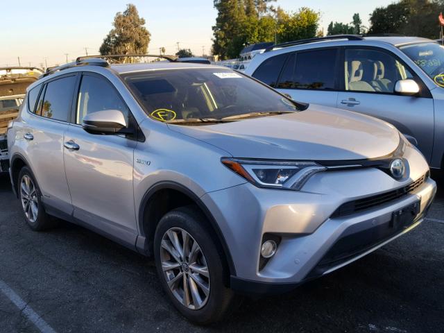 JTMDJREV9GD001562 - 2016 TOYOTA RAV4 HV LI SILVER photo 1