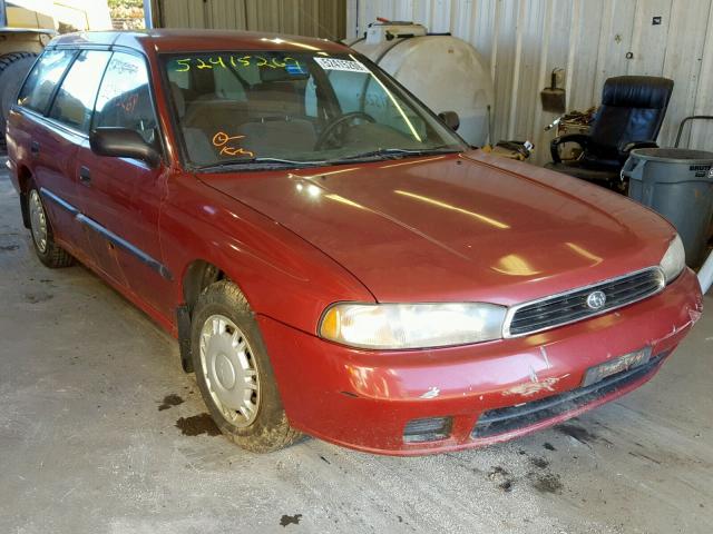 4S3BK4350T6932184 - 1996 SUBARU LEGACY L RED photo 1