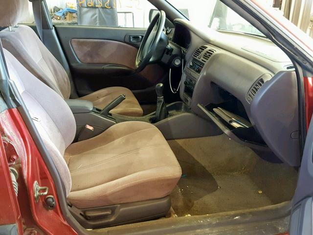 4S3BK4350T6932184 - 1996 SUBARU LEGACY L RED photo 5