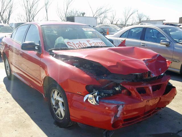 1G2NF52E63C233995 - 2003 PONTIAC GRAND AM S RED photo 1