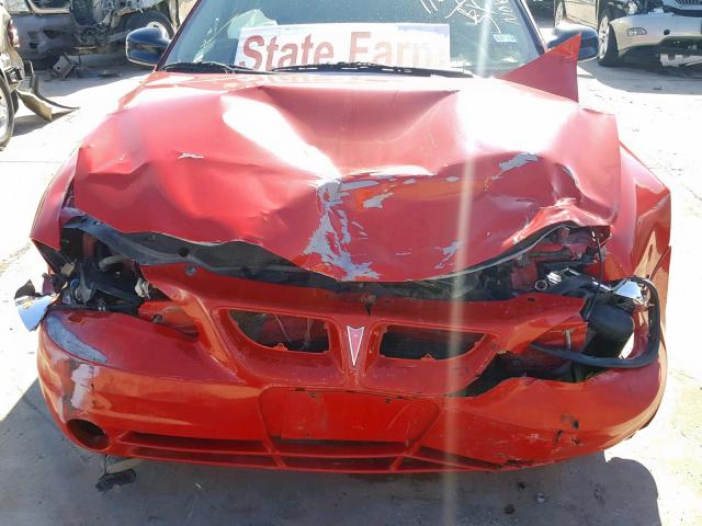 1G2NF52E63C233995 - 2003 PONTIAC GRAND AM S RED photo 9