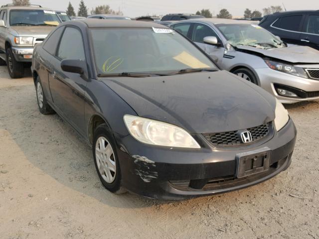 1HGEM22165L015525 - 2005 HONDA CIVIC DX V BLACK photo 1