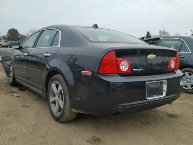 1G1ZC5E06CF325668 - 2012 CHEVROLET MALIBU 1LT BLACK photo 3