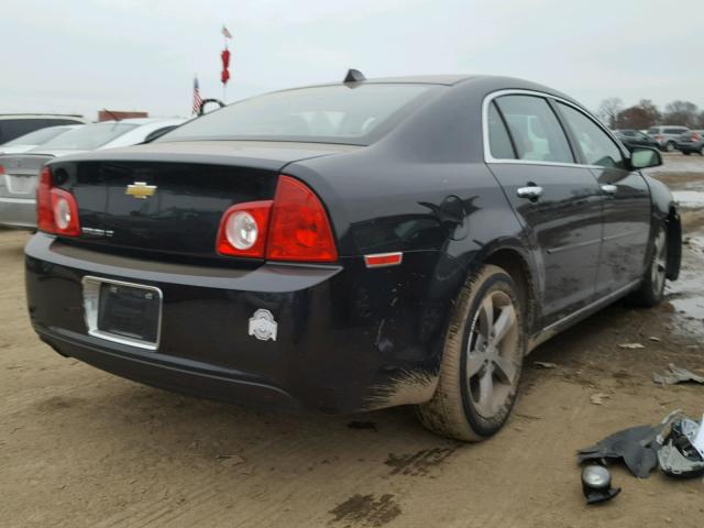1G1ZC5E06CF325668 - 2012 CHEVROLET MALIBU 1LT BLACK photo 4