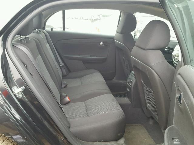1G1ZC5E06CF325668 - 2012 CHEVROLET MALIBU 1LT BLACK photo 6