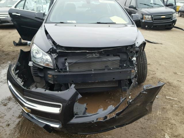 1G1ZC5E06CF325668 - 2012 CHEVROLET MALIBU 1LT BLACK photo 9