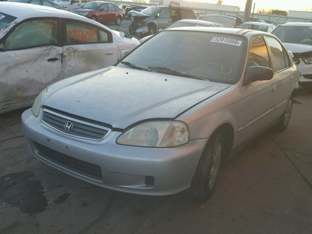 2HGEJ6614YH534407 - 2000 HONDA CIVIC BASE Gümüş foto 2