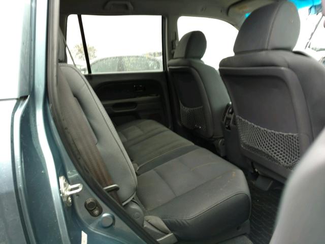 5FNYF28268B016316 - 2008 HONDA PILOT VP BLUE photo 6